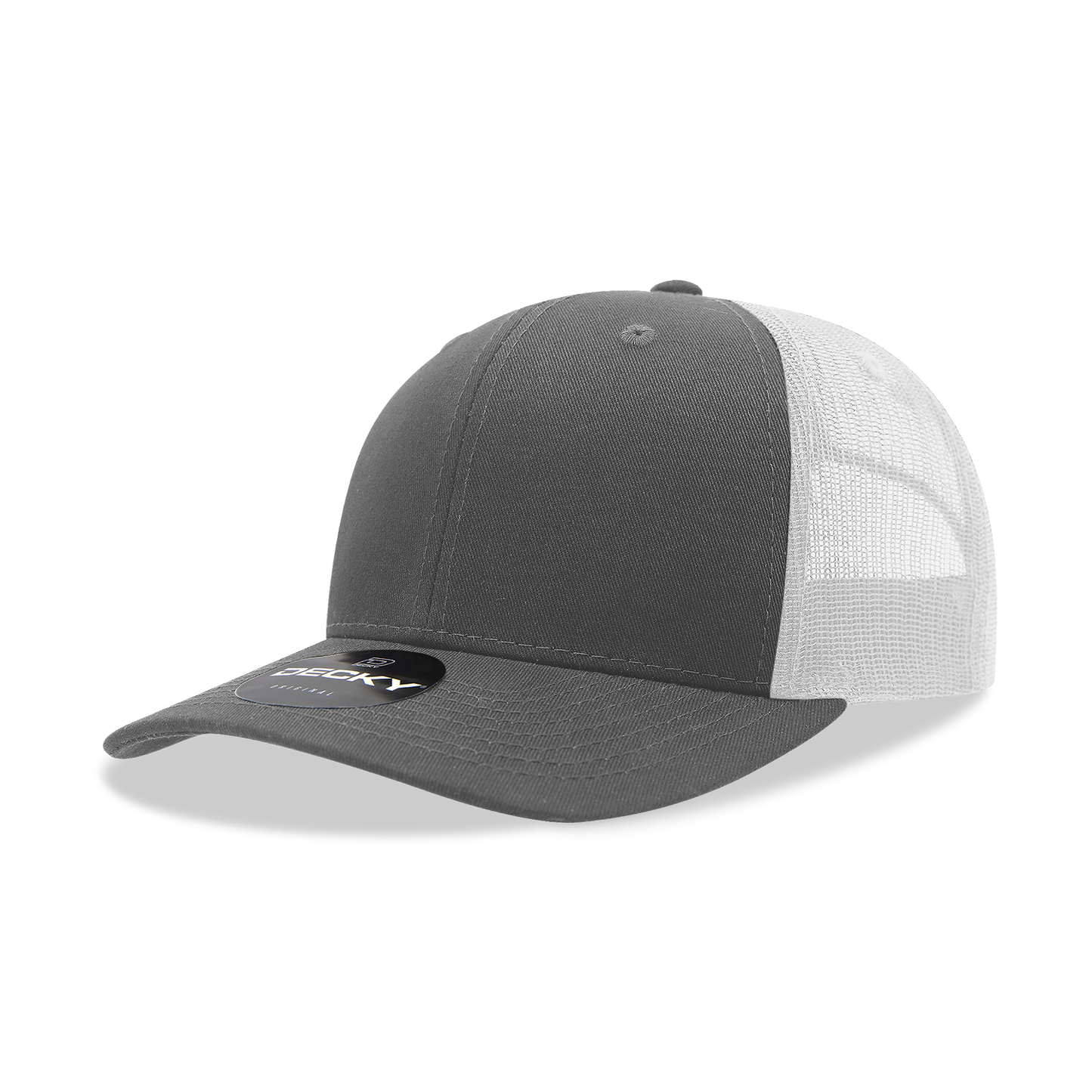 Decky 6021 Classic Trucker Hat, Mid Pro Trucker, 6 Panel Cap