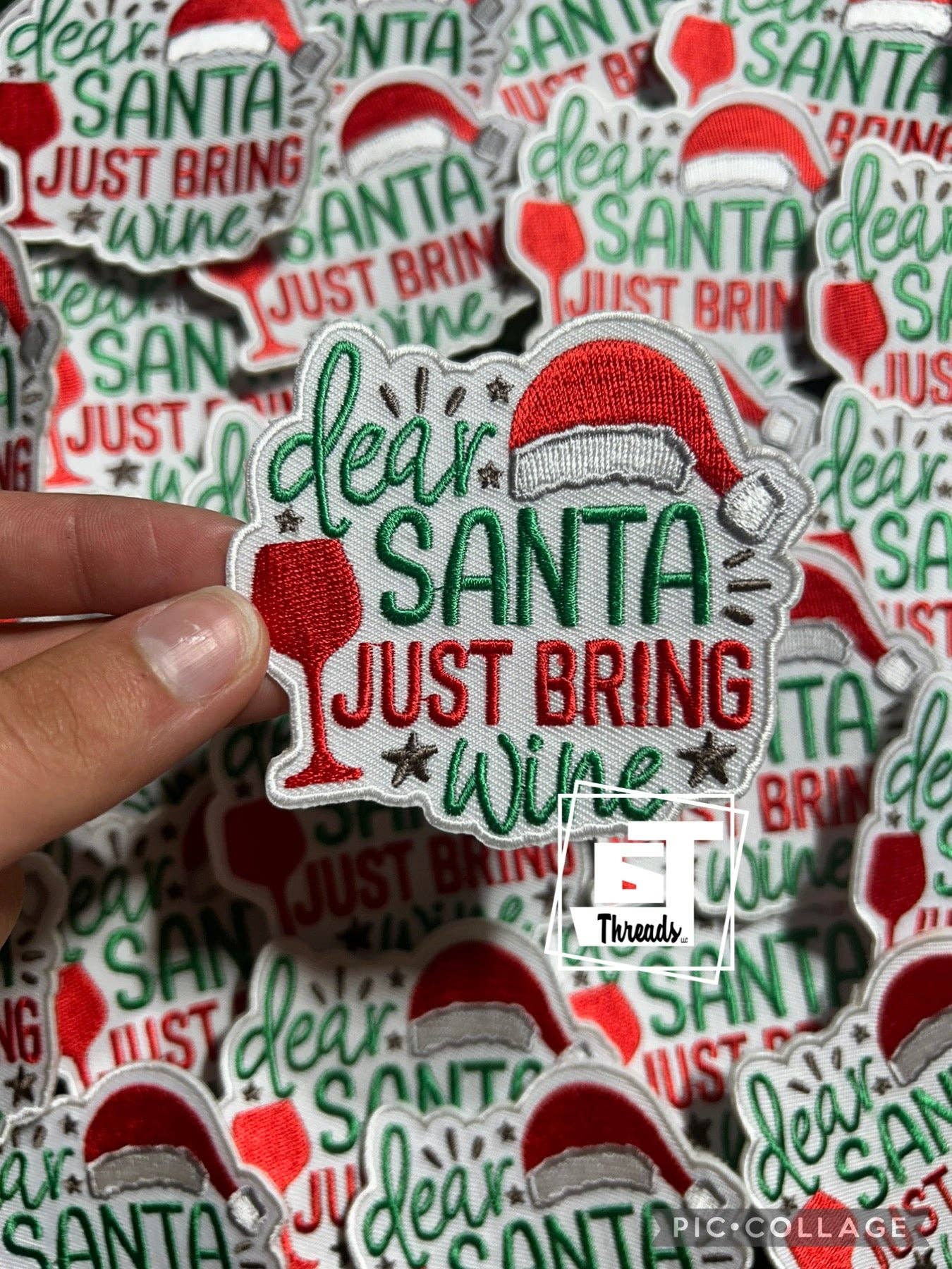 Santa Just Bring Wine