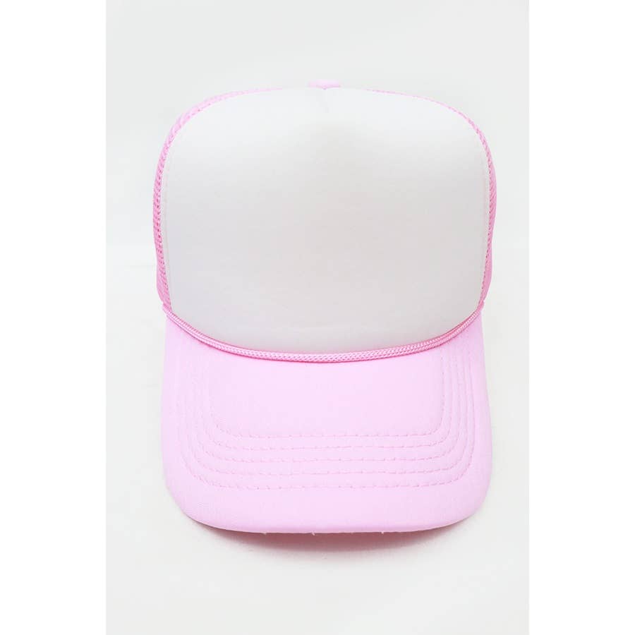 Classic Foam Solid Two Tone Trucker Hat