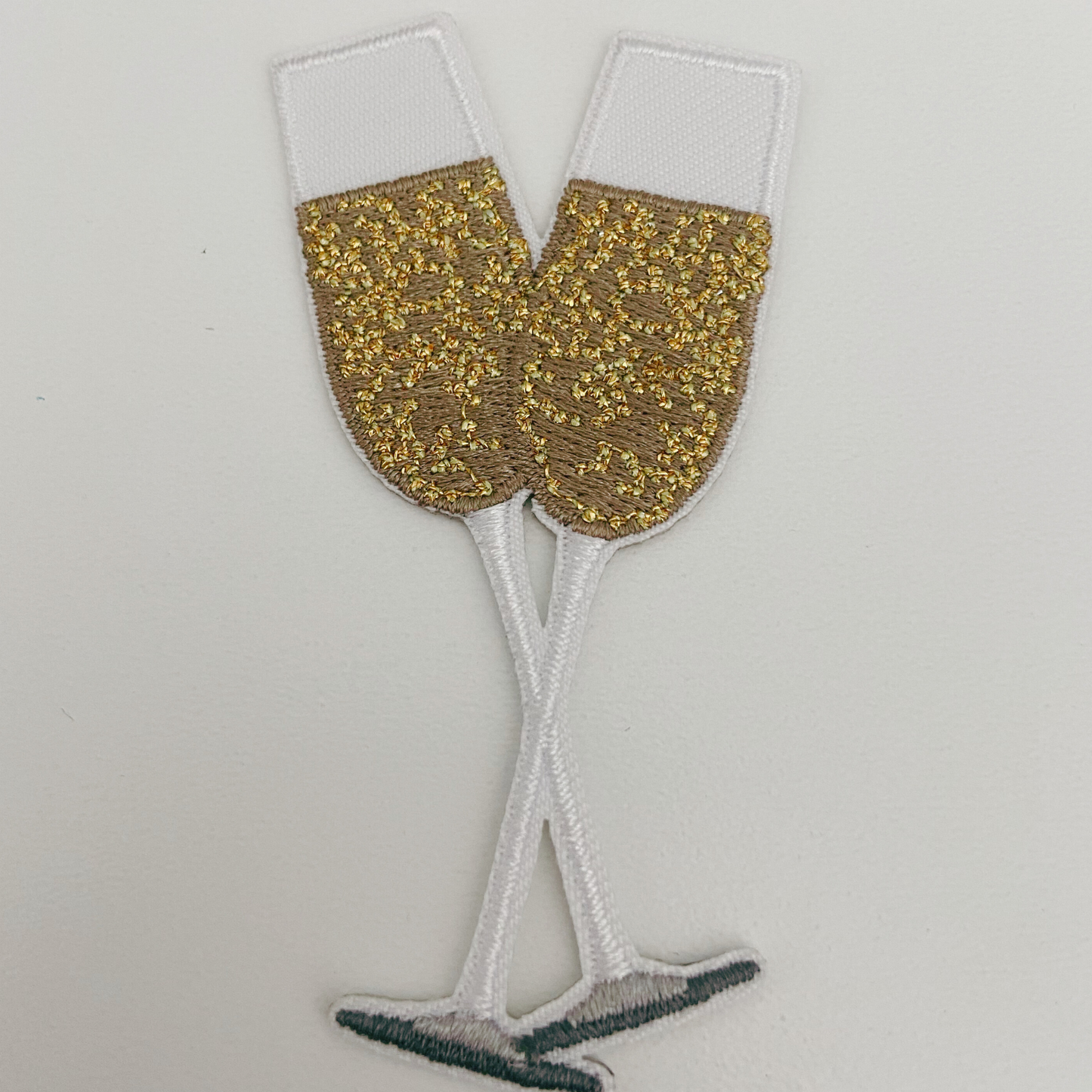 Champagne flutes - Metallic gold