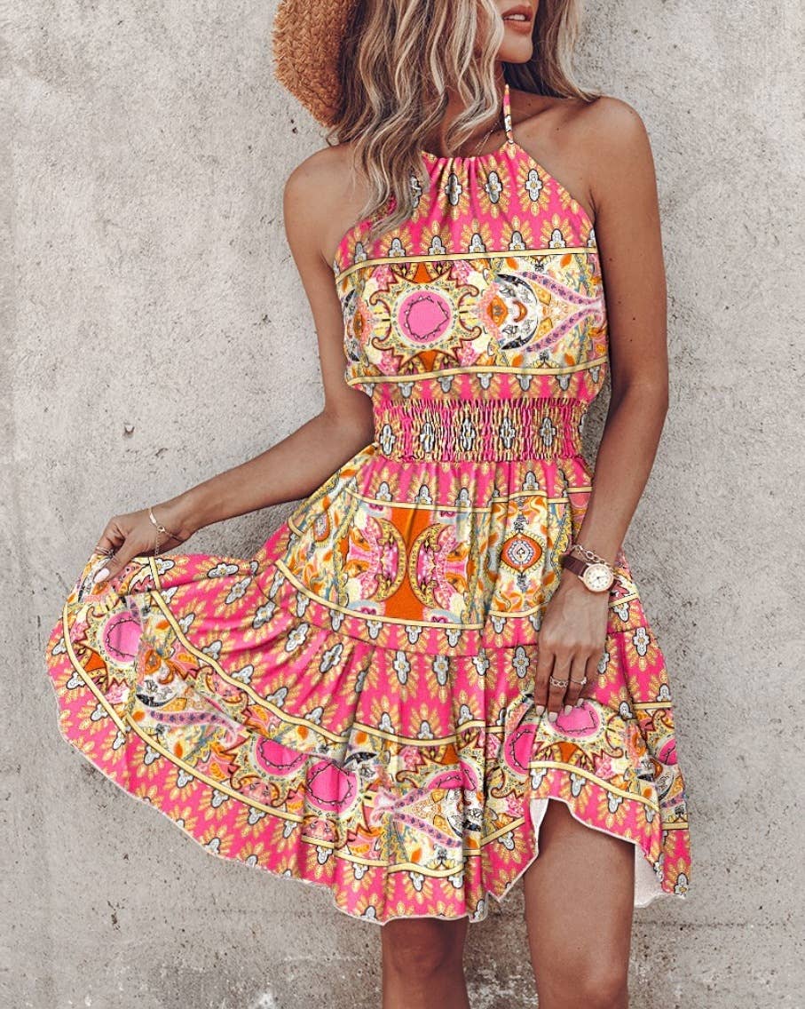 "Stop Staring" Halter Dress