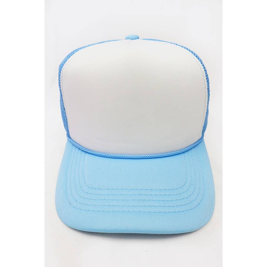 Classic Foam Solid Two Tone Trucker Hat