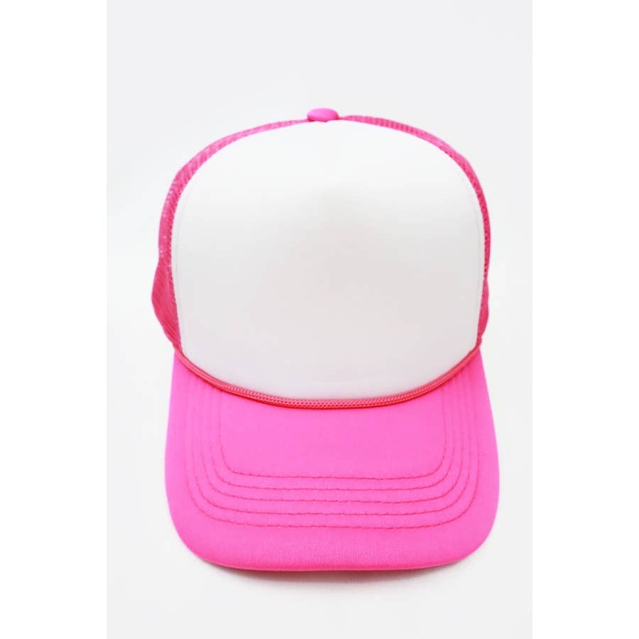 Classic Foam Solid Two Tone Trucker Hat