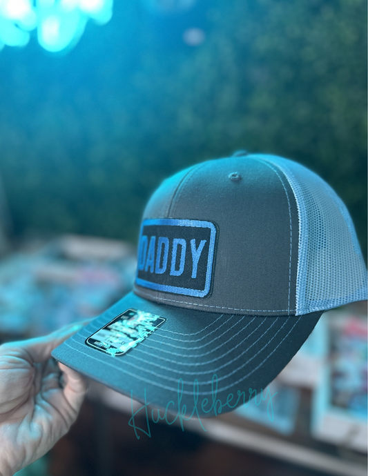 Daddy Blue/Gray Richardson Trucker Hat Cap  gift for Dad, Father's Day, Birthday