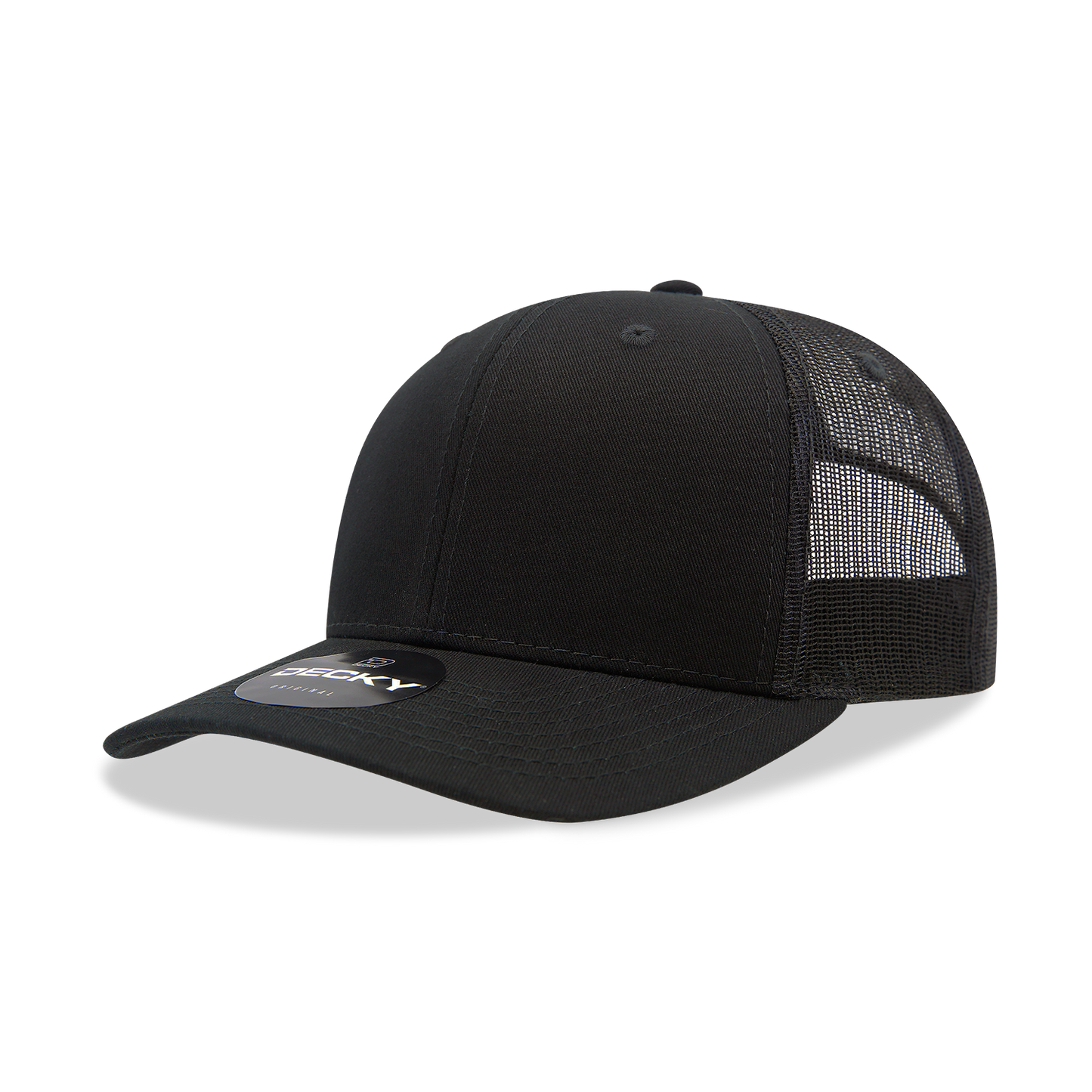 Decky 6021 Classic Trucker Hat, Mid Pro Trucker, 6 Panel Cap