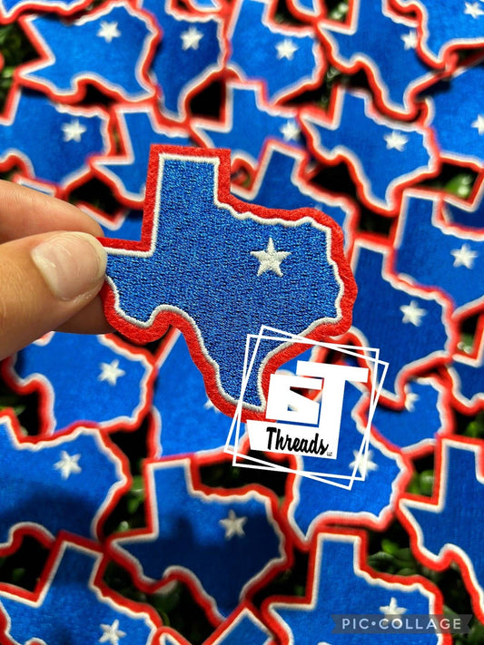 Red White and Blue Texas