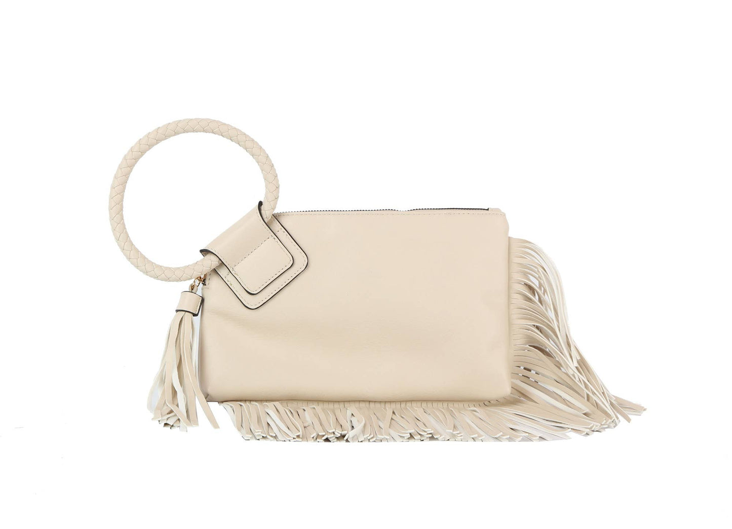 Fringe Soft Vegan Leather Wristlet/Clutch