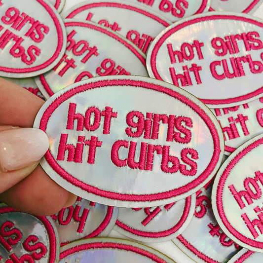 Hot Girls Hit Curbs PINK & SILVER