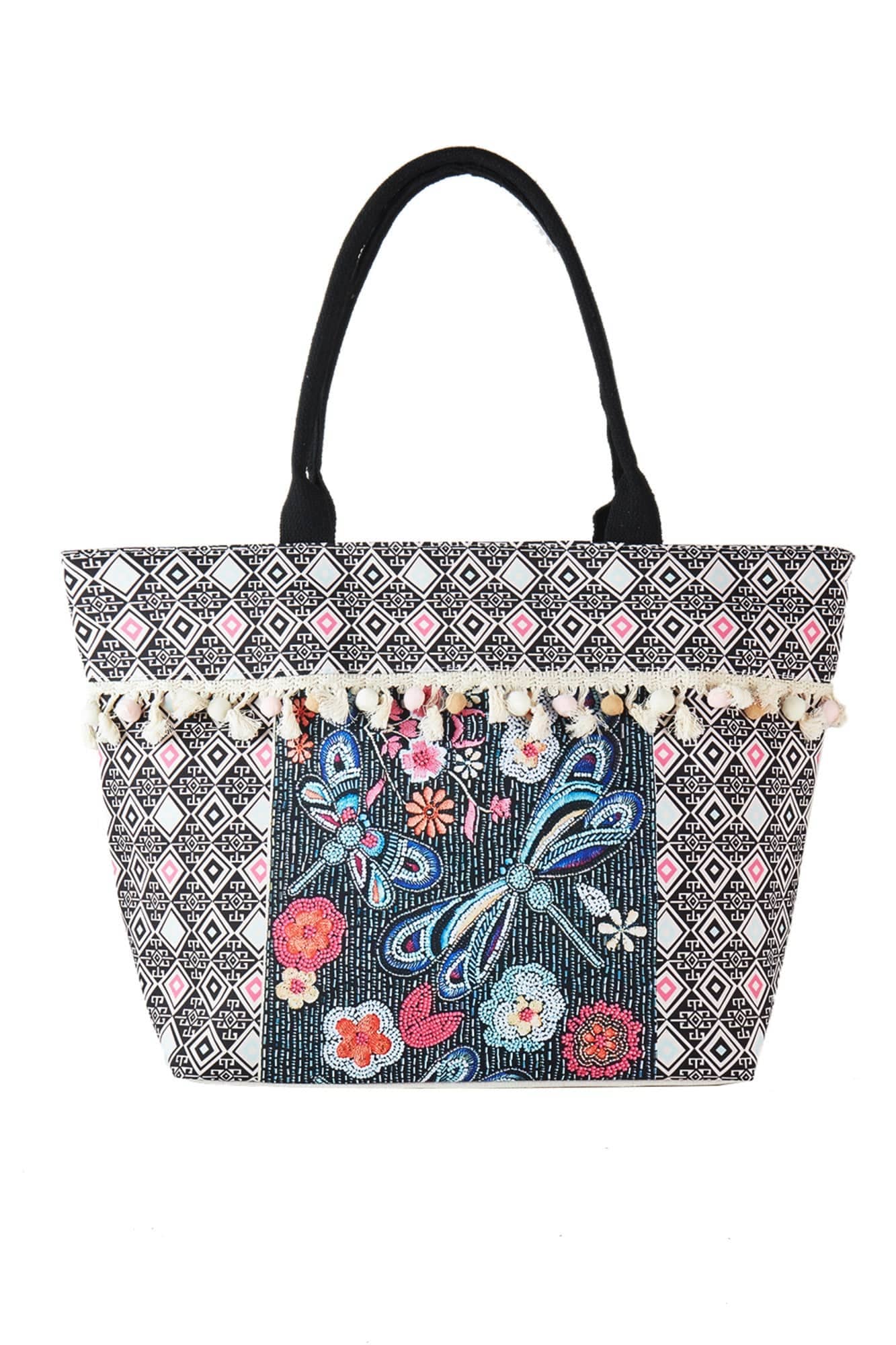 Romina Boho Dragonfly Tote