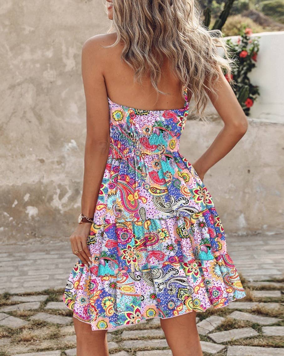 "Stop Staring" Halter Dress