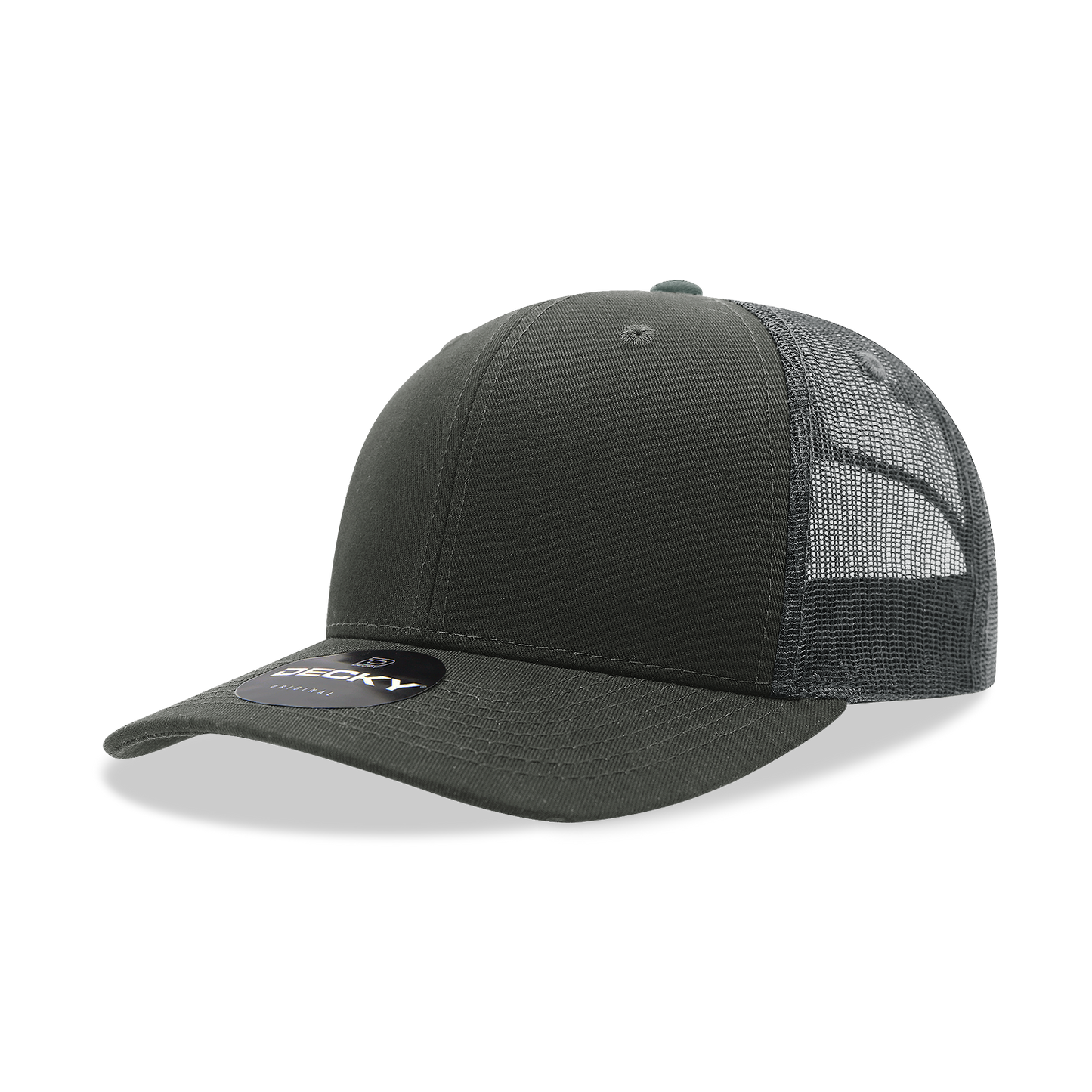 Decky 6021 Classic Trucker Hat, Mid Pro Trucker, 6 Panel Cap